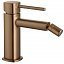Grifo de bidet monomando Toscana oro rosa cepillado de Imex
